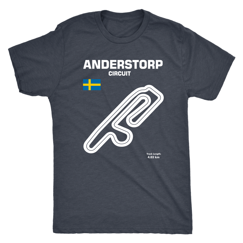 Anderstorp Circuit Track Outline Shirt