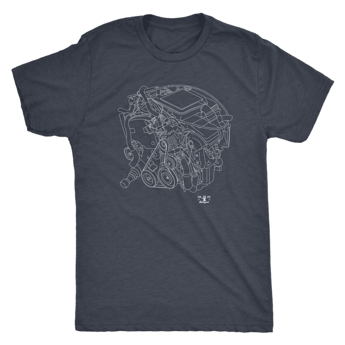 Toyota 3SGTE Engine Blueprint Series T-shirt