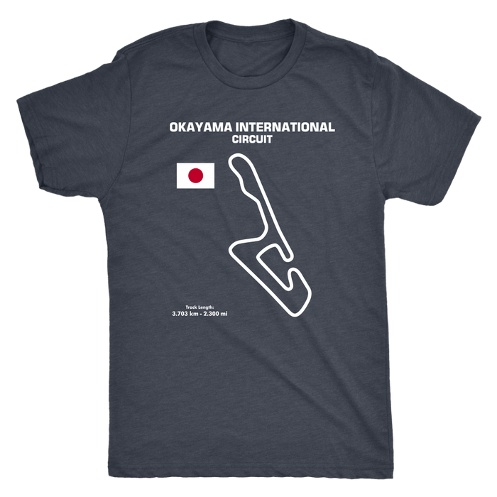 Okayama International Circuit Track Outline Series T-shirt and Hoodie