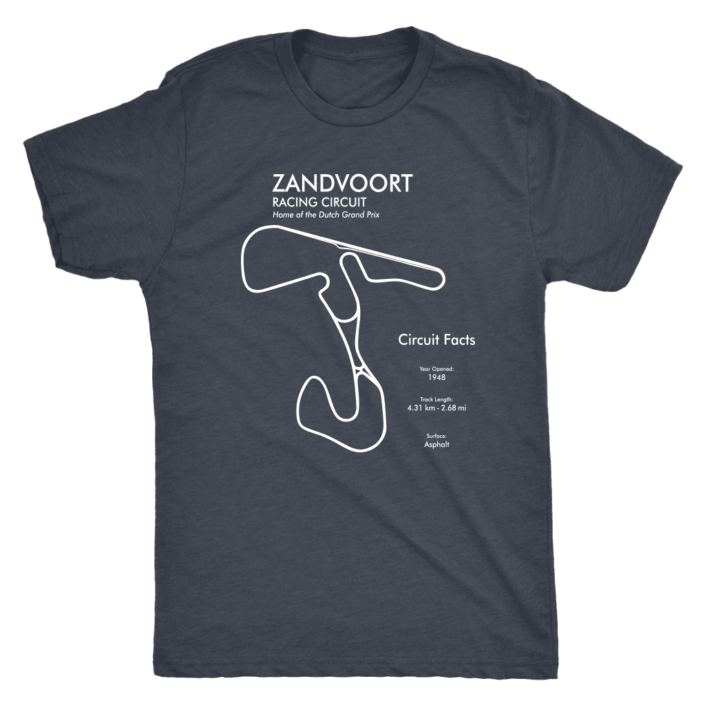 Circuit Zandvoort Track Outline Series T-shirt