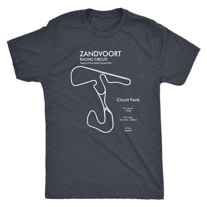 Circuit Zandvoort Track Outline Series T-shirt