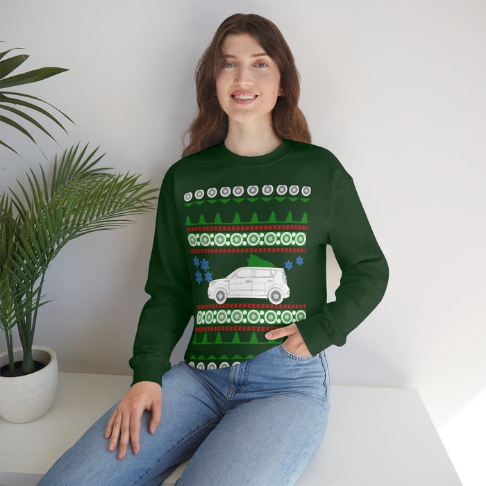 UK Car like a Soul Ugly Christmas Sweater kia