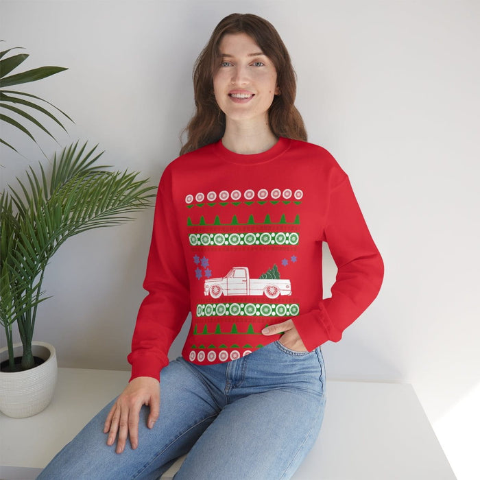 C10 Fleetside Ugly Christmas Sweater Sweatshirt