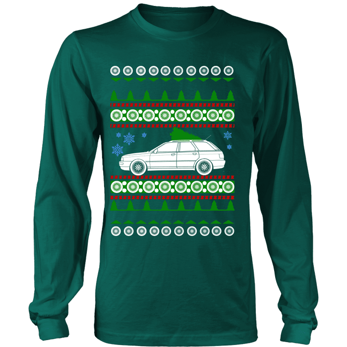 German Car Audi RS2 Avant Ugly Christmas Sweater, hoodie and long sleeve t-shirt sweatshirt