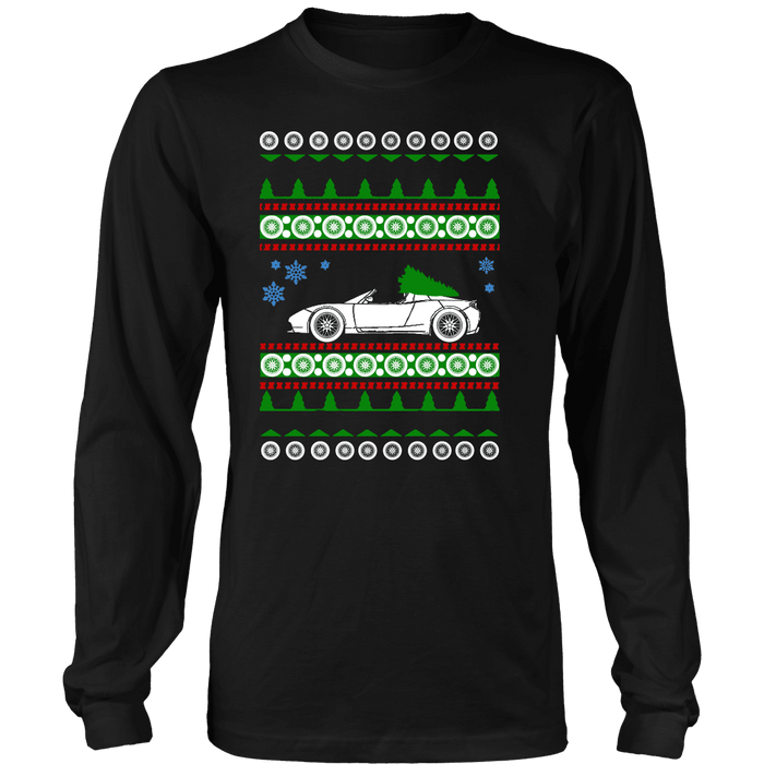 Electric Car Tesla Roadster ugly christmas sweater, hoodie and long sleeve t-shirt sweatshirt