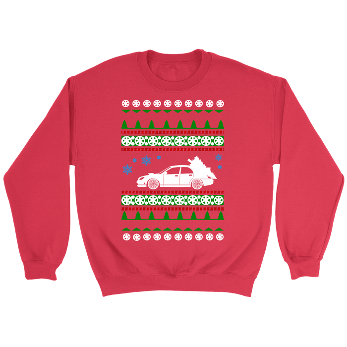 Japanese Car WRX STI Hawkeye Ugly Christmas Sweater, hoodie and long sleeve t-shirt sweatshirt