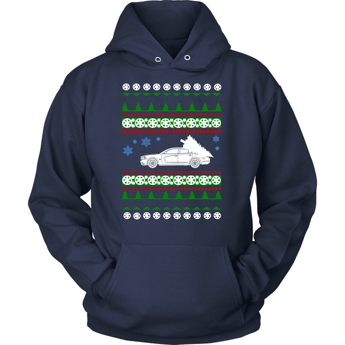 american car or truck like a  Charger SRT Hellcat Ugly christmas sweater, hoodie and long sleeve t-shirt sweatshirt