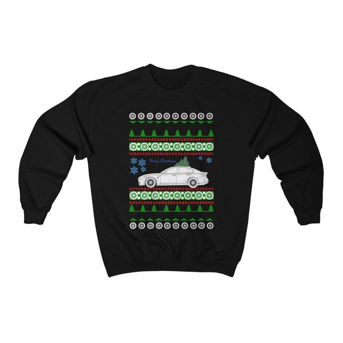 G80 M3 front and rear print ugly christmas sweater sweatshirt