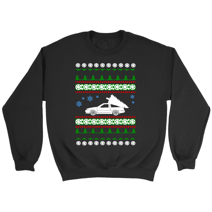 AE86 HachiRoku Toyota Corolla Ugly Christmas Sweater, hoodie and long sleeve t-shirt sweatshirt