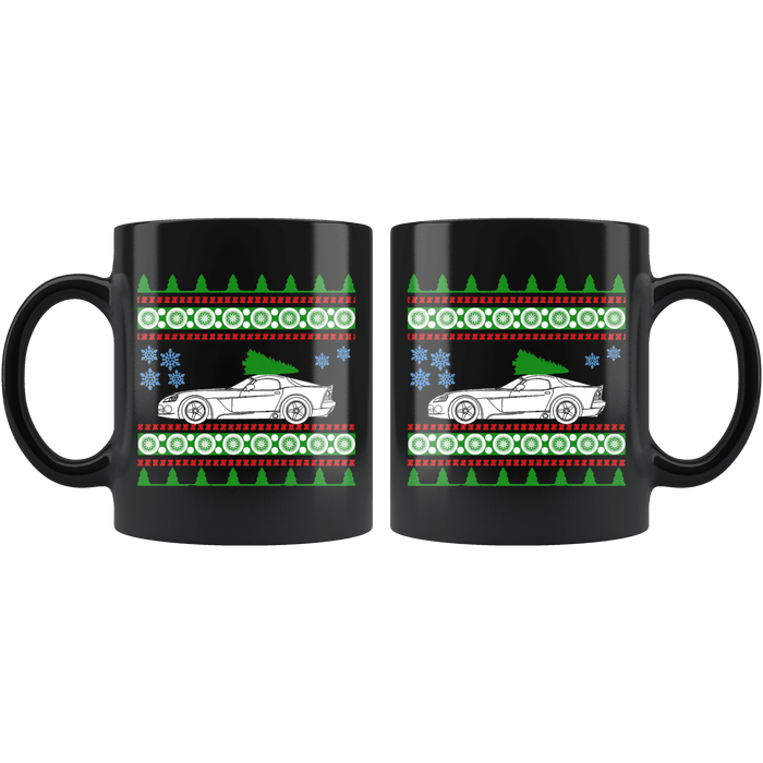 Car like a Fourth Generation Viper Ugly Christmas Sweater Mug