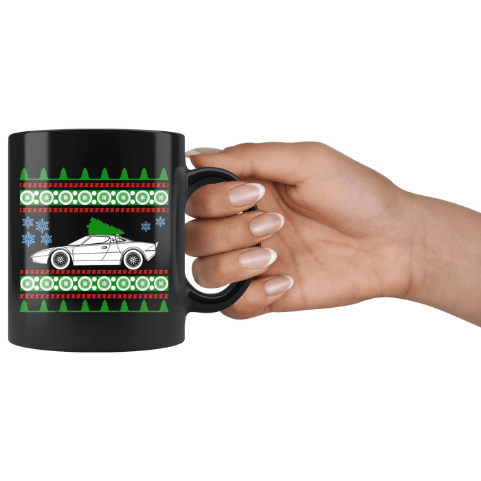 Lancia Stratos Ugly Christmas Sweater Mug