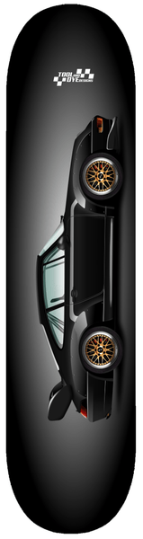 Car Art 993 RS Skateboard Deck 7-ply Hardrock Canadian Maple black V2