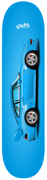 Car Art 993 RS Skateboard Deck 7-ply Hardrock Canadian Maple blue