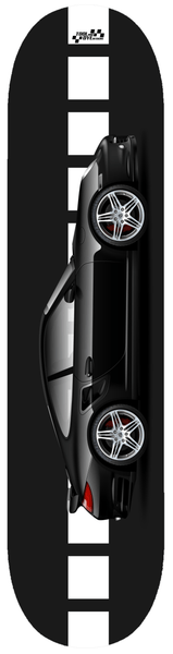 Car Art 997 Turbo Skateboard Deck 7-ply Hardrock Canadian Maple Black V1