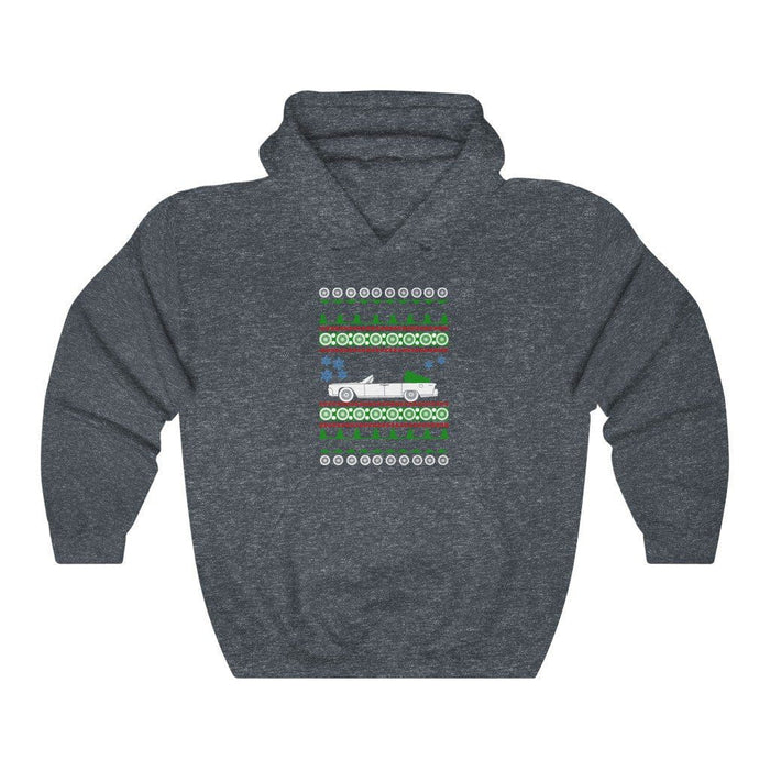 Car like a 1963 Lincoln convertible ugly christmas sweater hoodie