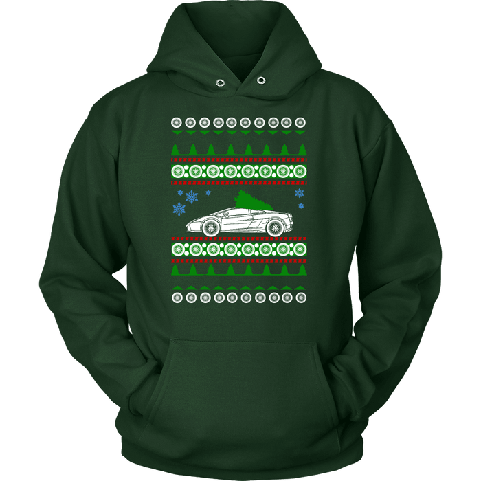 Exotic Car Ugly Christmas Sweater, hoodie and long sleeve t-shirt Lamborghini Gallardo sweatshirt