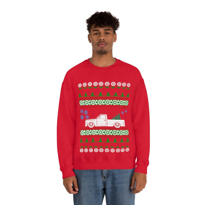 C10 Fleetside Ugly Christmas Sweater Sweatshirt