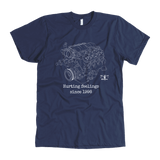 LS3 Engine Illustration Hurting Feelings T-shirt 2nd design