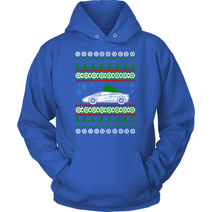 Exotic Car Ugly Christmas Sweater, hoodie and long sleeve t-shirt Lamborghini Gallardo sweatshirt