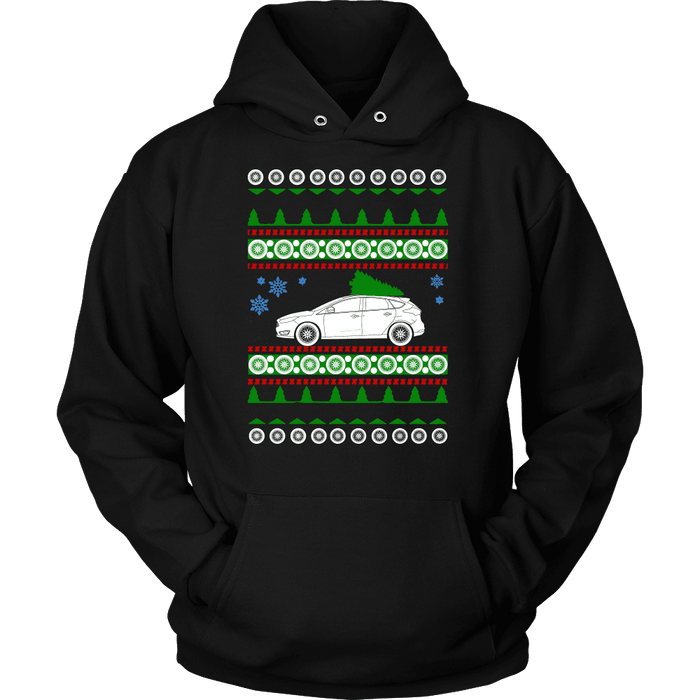 Ford Focus ST ugly christmas sweater, hoodie and long sleeve t-shirt sweatshirt