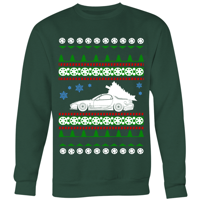 Mazda RX-7 3rd Generation Ugly Christmas Sweater sweatshirt