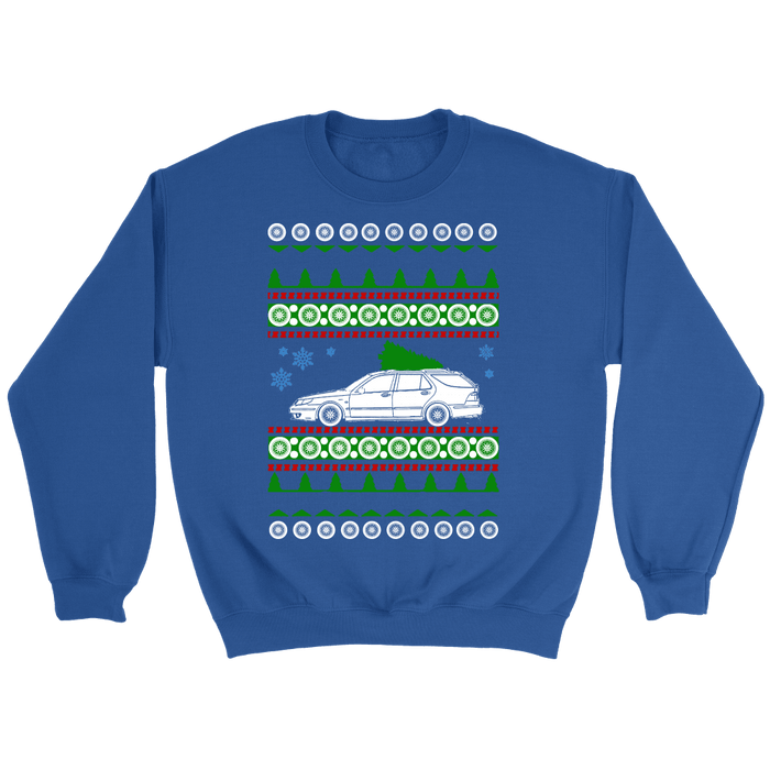 Saab 9-5 Wagon Aero Ugly Christmas Sweater, hoodie and long sleeve t-shirt sweatshirt