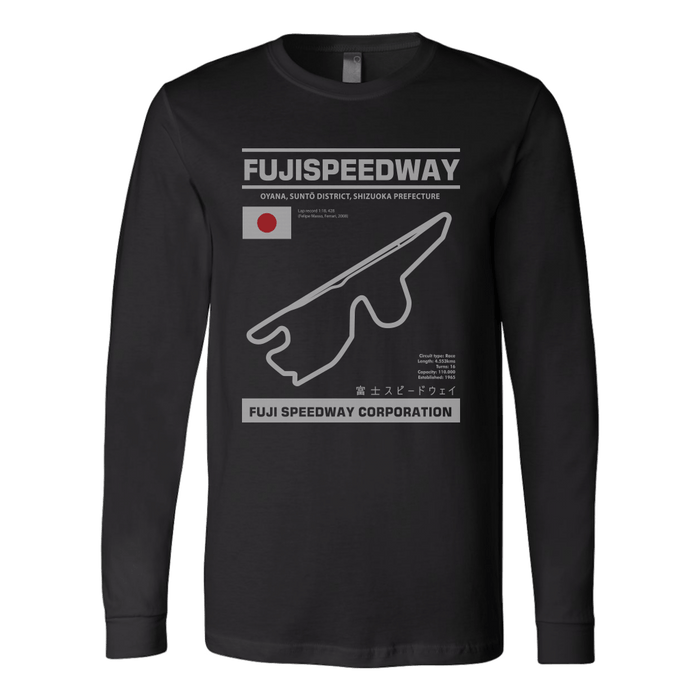 Fuji Speedway Race Track Outline Series T-shirt