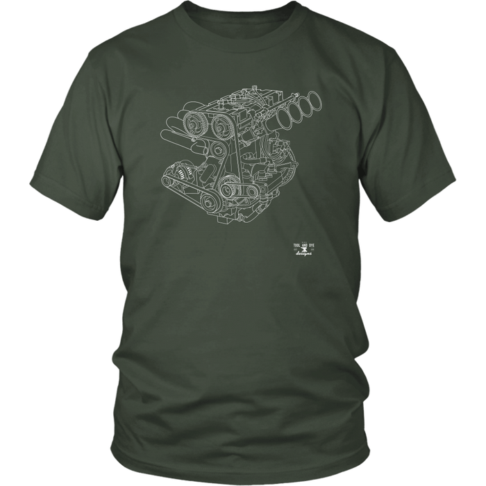 Engine Blueprint Series Cosworth YB naturally aspirated engine T-shirt and Hoodie