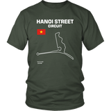 Hanoi Street Circuit Vietnam Track Outline Shirt