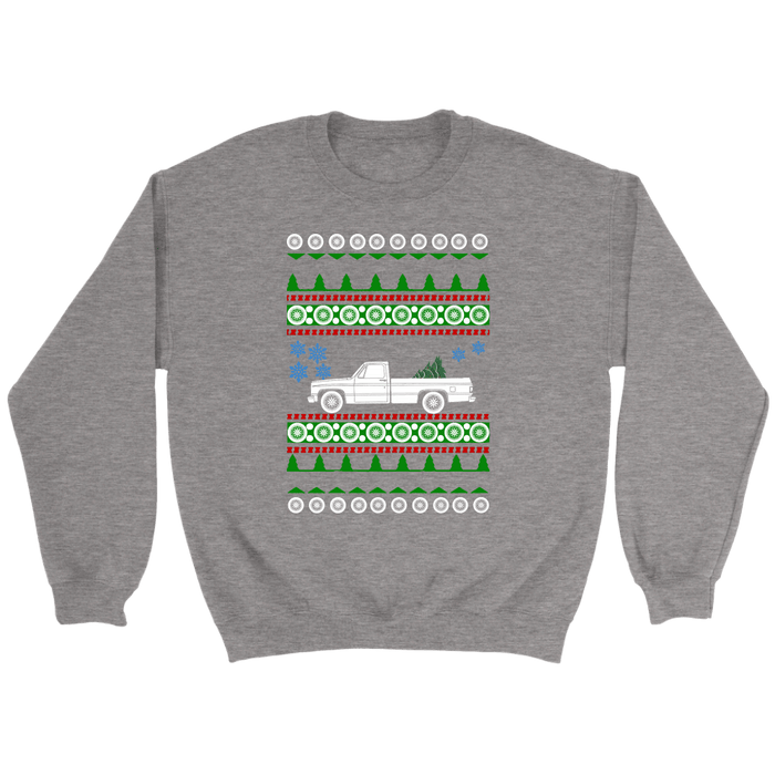 1986 Chevy C10 Truck Ugly Christmas Sweater