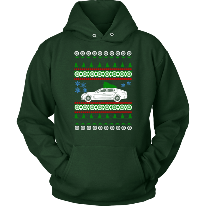 Kia Stinger Ugly Christmas Sweater and Hoodie sweatshirt