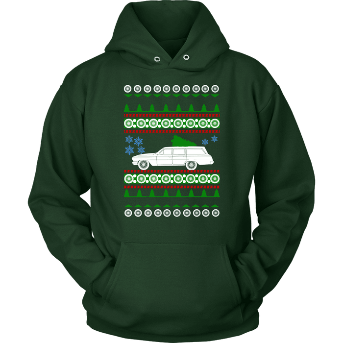 Bel Air Chevy Wagon 1962 Ugly Christmas Sweater sweatshirt