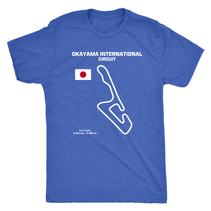 Okayama International Circuit Track Outline Series T-shirt and Hoodie