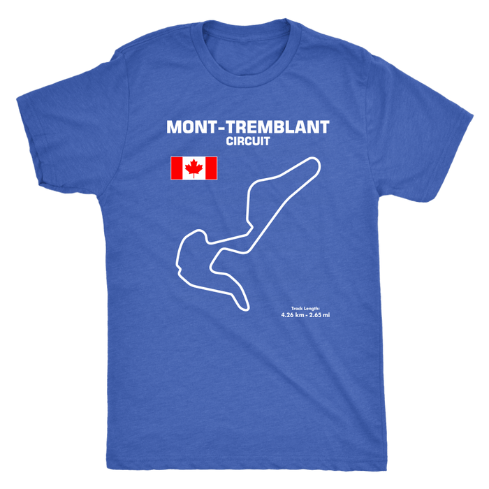 Mont-Tremblant Circuit Track Outline Series T-shirt and Hoodie