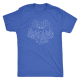 Engine Blueprint Illustration t-shirt Coyote Ford Mustang 5.0