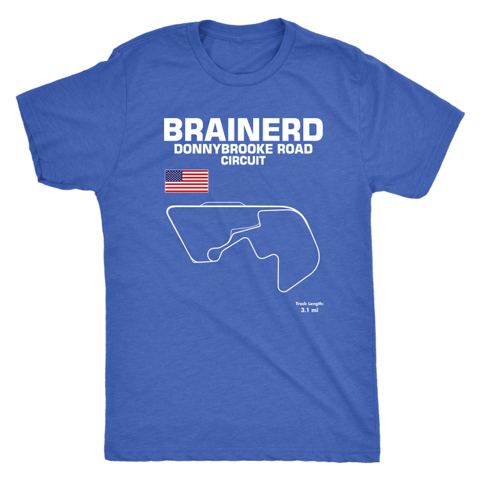 Brainerd Donnybrooke Road Course Track Outline Series T-shirt or Hoodie