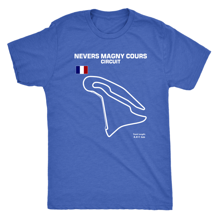 Circuit de Nevers Magny Cours Version 2 Track Outline Shirt and Hoodie