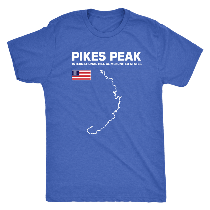 Pikes Peak International Hill Climb Track Outline Series T-shirt or Hoodie