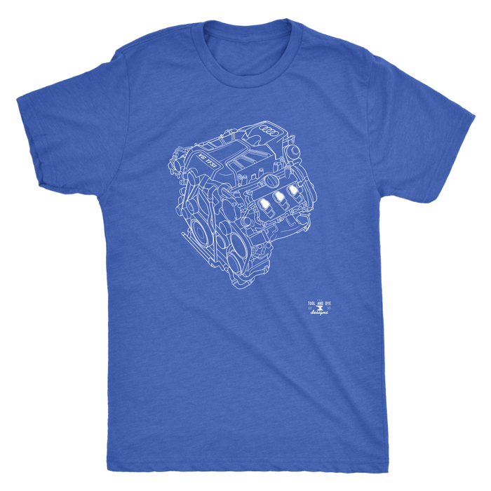 Engine Blueprint Series Audi V6 TFSI T-shirt and hoodie