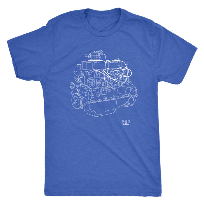 Engine Blueprint Series Ford 300 Inline 6 T-shirt or Hoodie