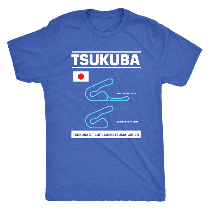 Tsukuba Circuit Race Track Outline Series T-shirt