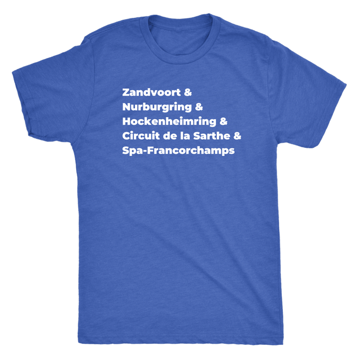 European Race Tracks V1 T-shirt or Hoodie