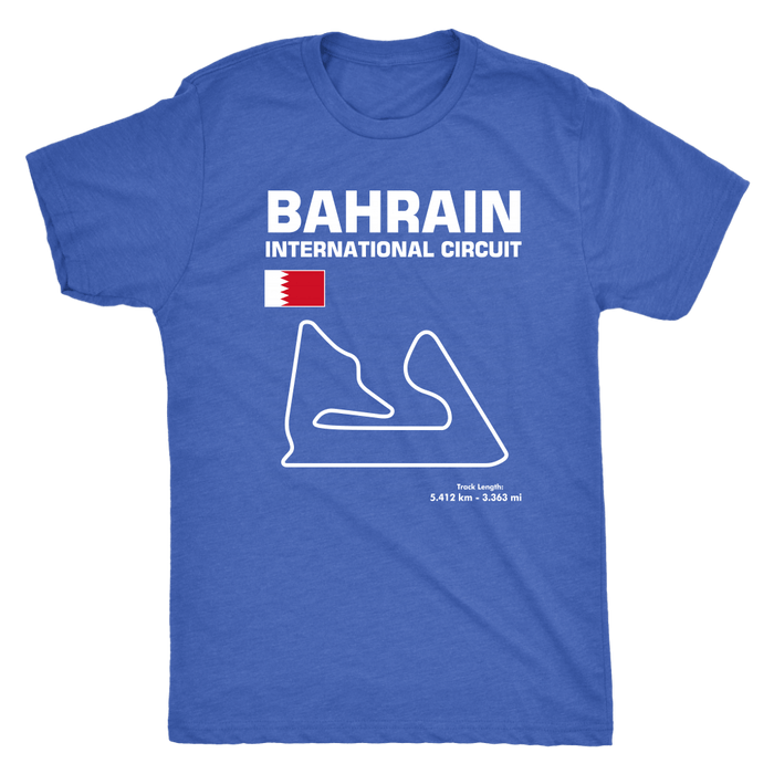 Bahrain International Circuit Race Track Outline Series T-shirt and Hoodie