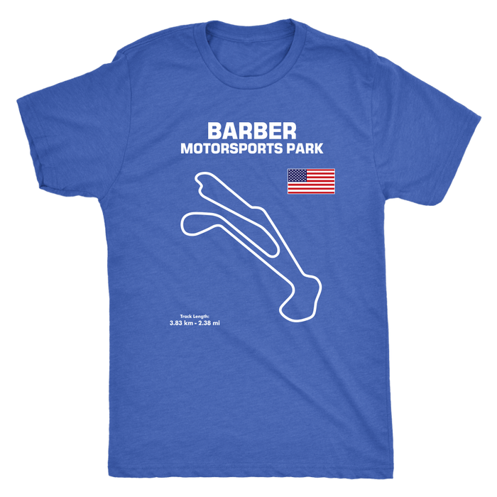 Track Outline Series T-shirt and Hoodie Barber Motorsports Park