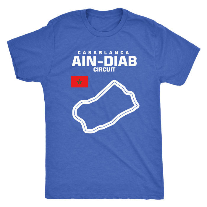 Casablanca Ain-Diab Circuit Track Outline Series T-shirt or hoodie