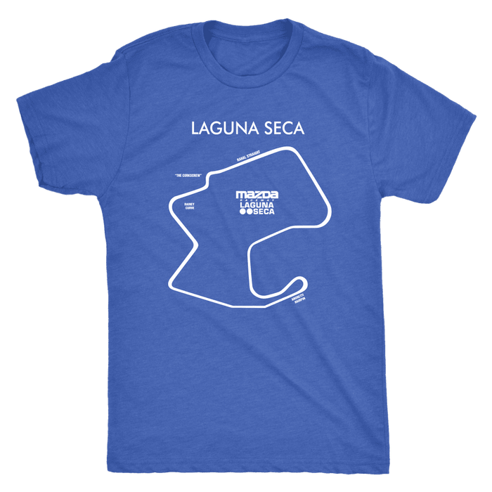 Laguna Seca WeatherTech Raceway Track Outline T-shirt