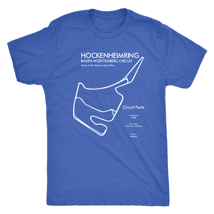 Hockenheimring Track Outline T-shirt