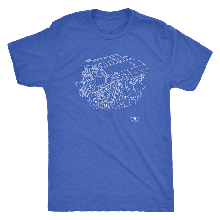 LS2 Engine Blueprint Illustration Series T-shirt