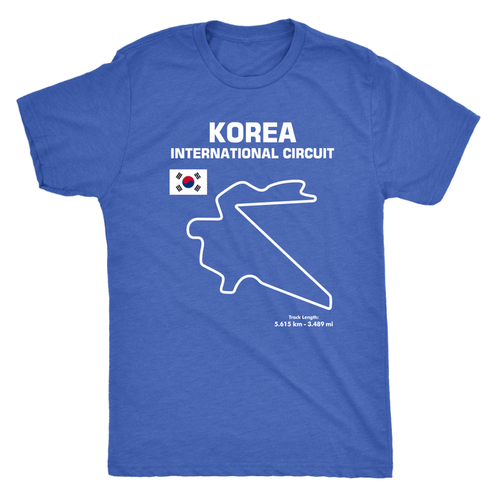 Korea International Circuit Race Track Outline Series T-shirt or Hoodie