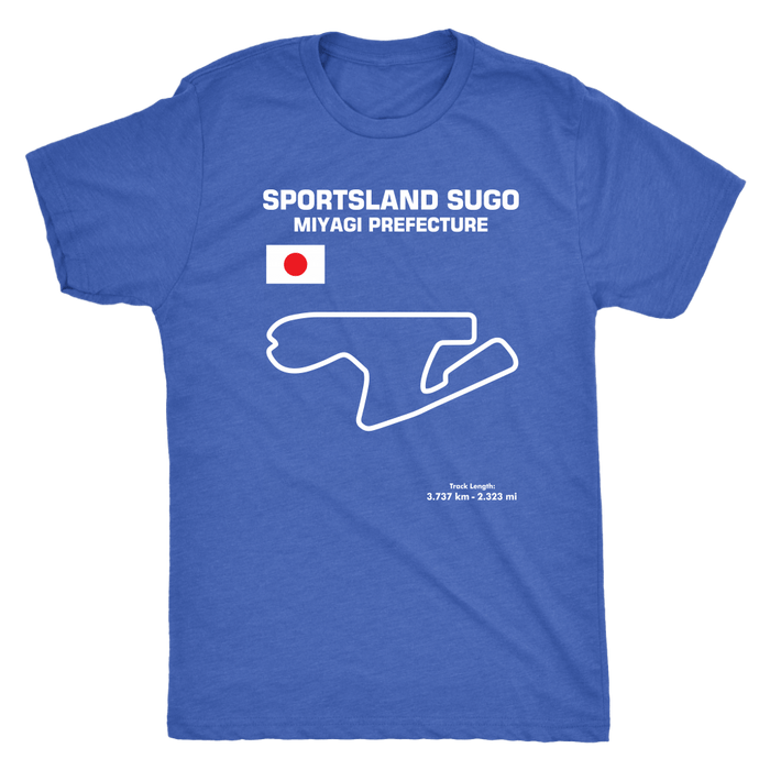 Sportsland Sugo Race Track Outline Series t-shirt or hoodie